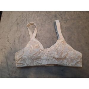 Wacoal Cancer Awareness Bra 40B Wire Free Satin Soft Cups Adjustable Strap 85276
